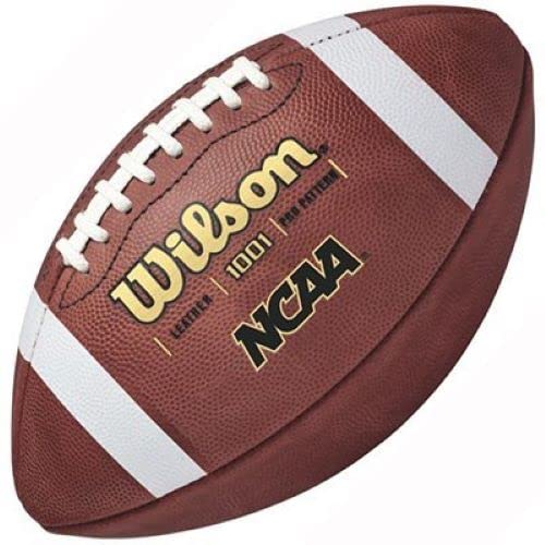 Amazon | Wilson Official NCAA Game Ball 1001 Leather Football