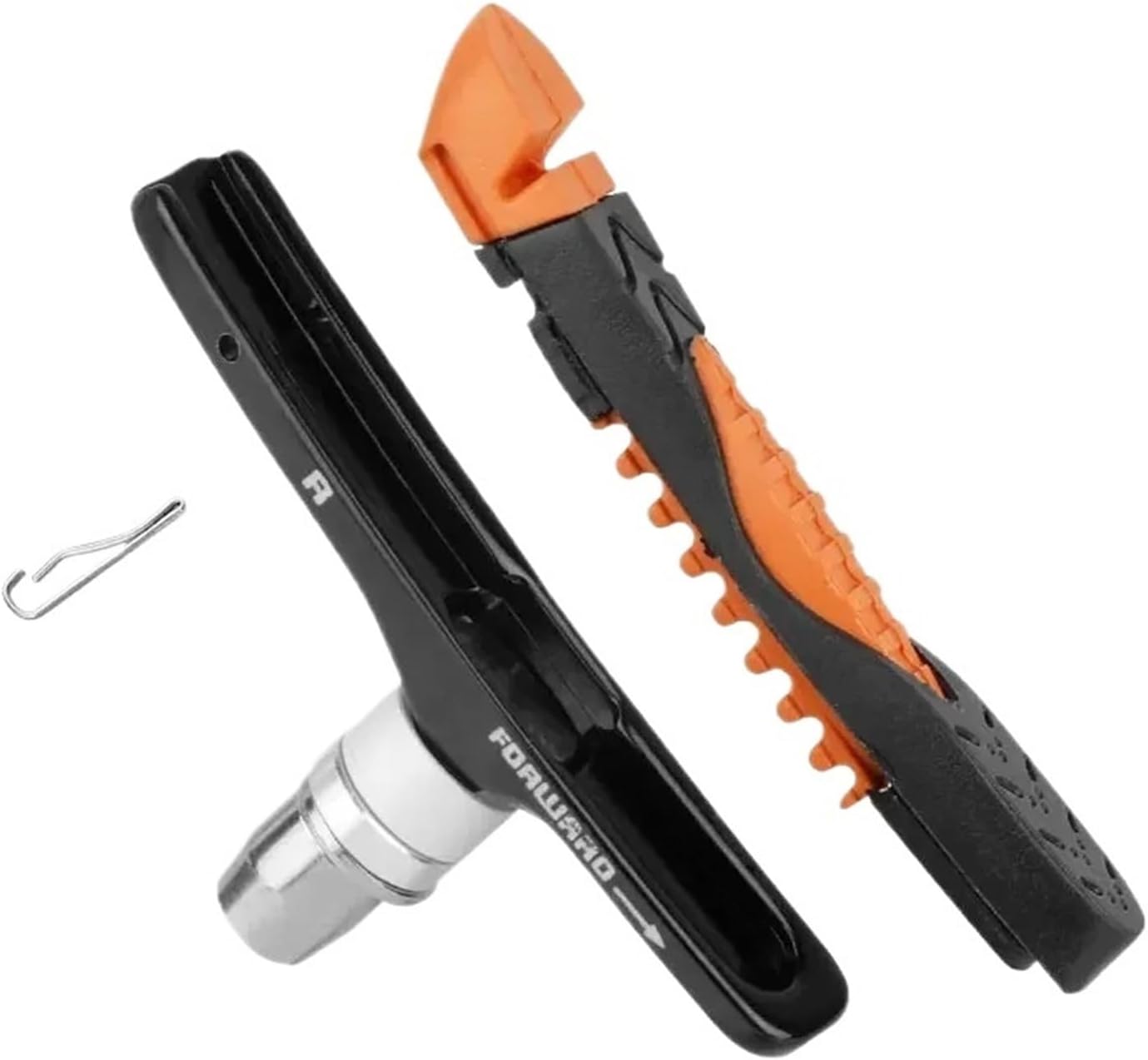 Replaceable V-Brake Pads for Mountain Bikes with Anti-Lock Alloy Rim Technology Designed to Prevent Pitching Over and Enhance