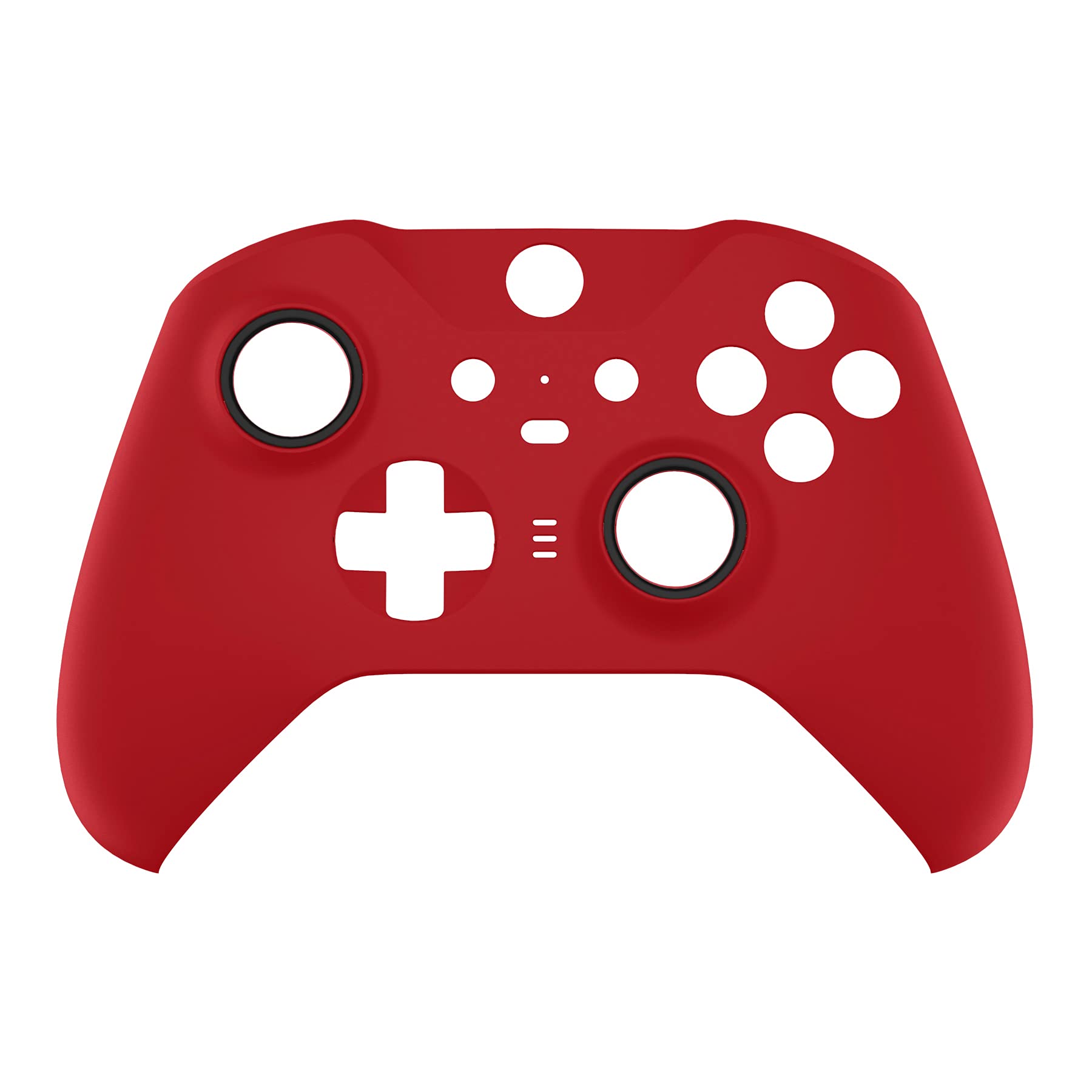 eXtremeRate Custodia frontale per controller Xbox Elite Series 2/Series 2 core, custodia fai da te & Thumbsticks Accent-Ring Case Shell Set per Xbox Elite Series 2 Gamepad modello 1797 rosso