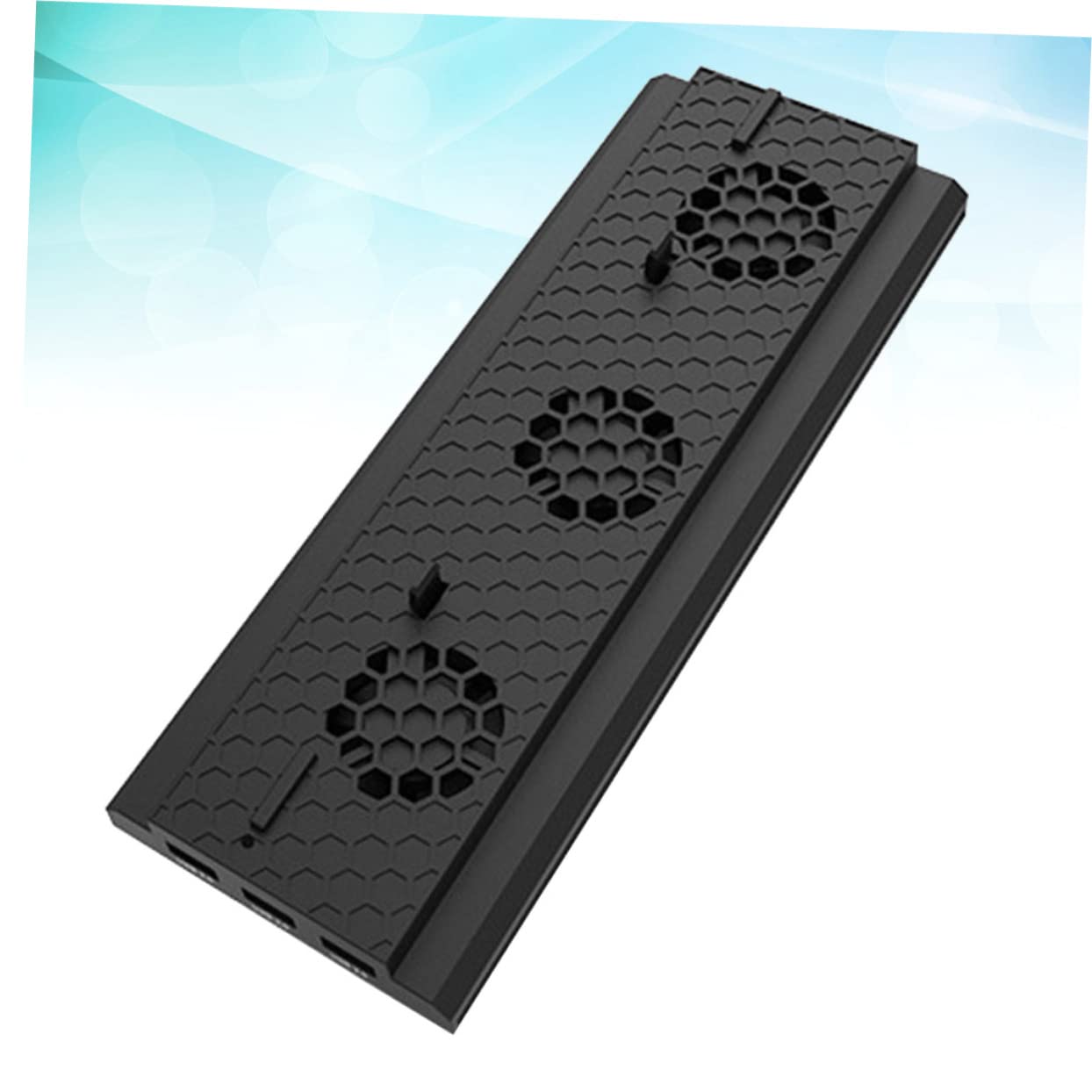Veemoon Supporto Verticale Per Console Di Gioco Con Ventola Di Raffreddamento e Hub Usb Triplo Compatibile Con One Nero Controllo Della Temperatura e Design Elegante Per Massima Efficienza