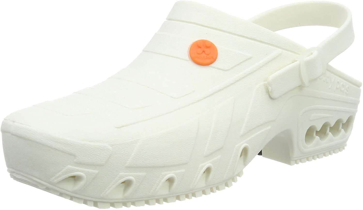 Oxypas, Mules pour Homme - Blanc - Wht, 35/36 EU