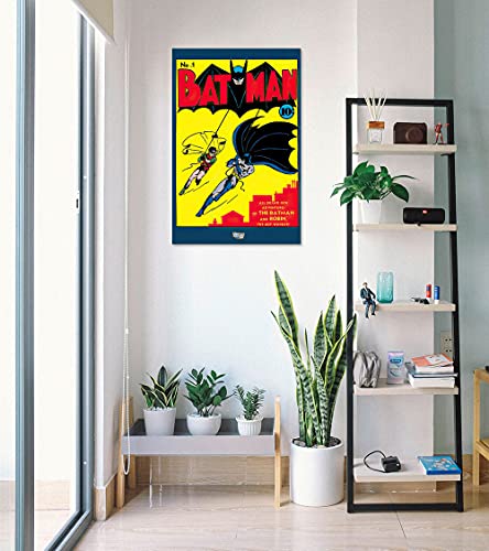 Batman - Dc Comics Poster/Print (Retro Style Comic Cover - Iussue No. 1) (Size: 24 Inches X 36 Inches) #TOP4