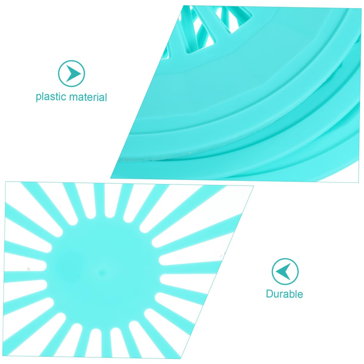 PRETYZOOM 12pcs grill rack dinner plate household dinner plate Disposable barbecue supplies hollow-out food plate Commercial party picnic supplies paper tray food plate