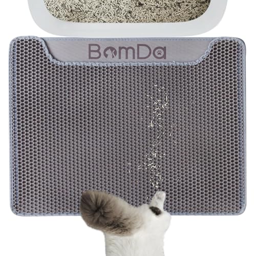 Tapis litiere chat double couche pour bac à litière propre et sain