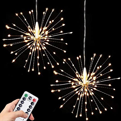 Jildouf Luces de bengala para exteriores, luces decorativas para césped, 120 luces LED de paisaje para jardines, patios, Navidad, fiestas, bodas