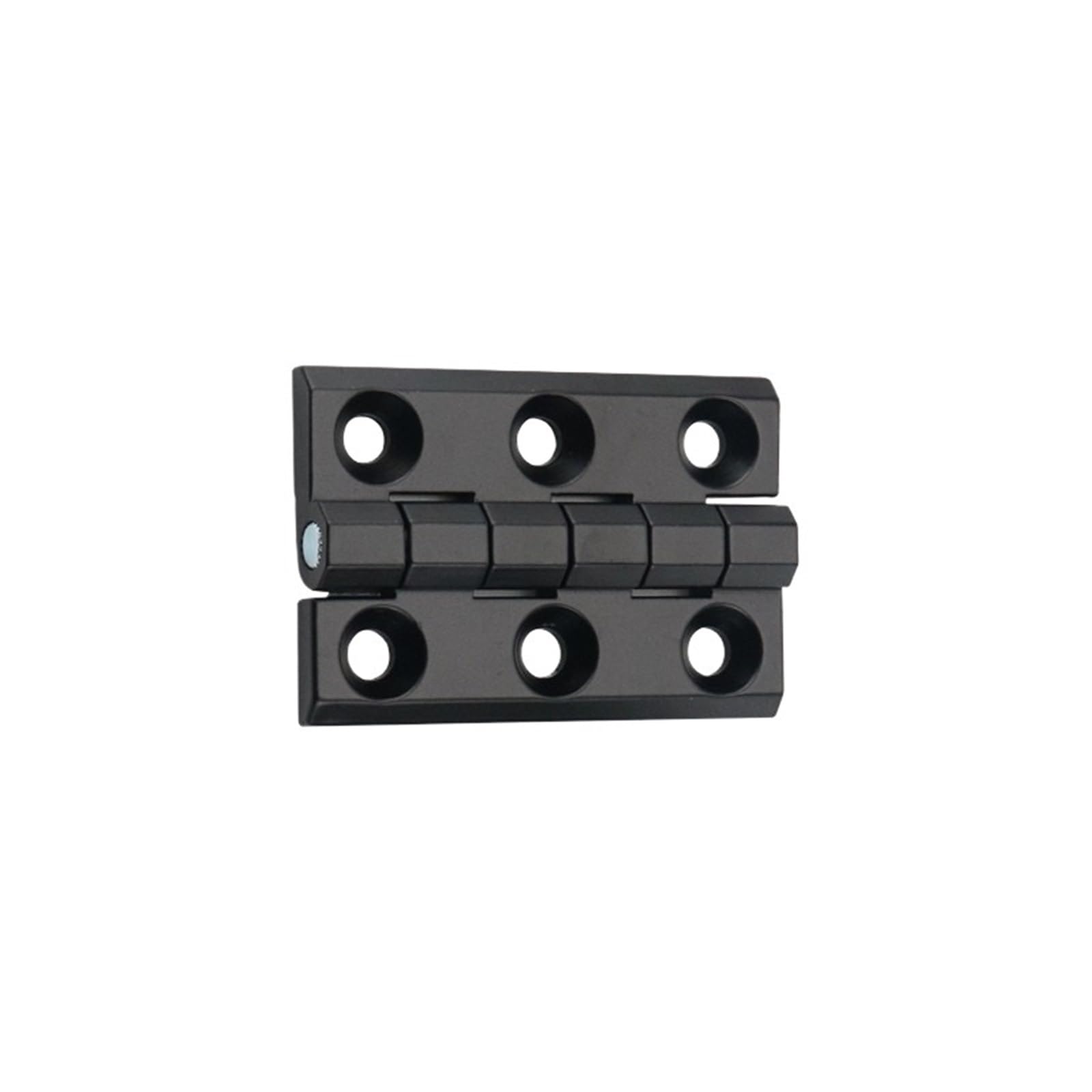 Industrial Heavy-Duty Hinges Mechanical Zinc Alloy Black Hinges in Distribution Cabinets 1Pcs