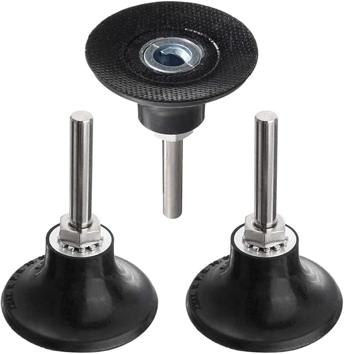 Saipor 3 Pcs 2 Inch Roloc Disc Pad Holder with 1/4inch Shank, Roloc