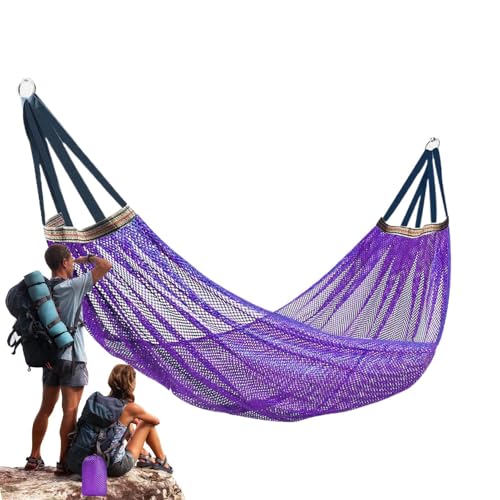 Hamacas para exteriores | Hamacas de malla para árbol para exteriores, capacidad de carga máxima de 200 kg, columpio de árbol para exteriores, playa, campamentos, meditación, viajes, patio trasero