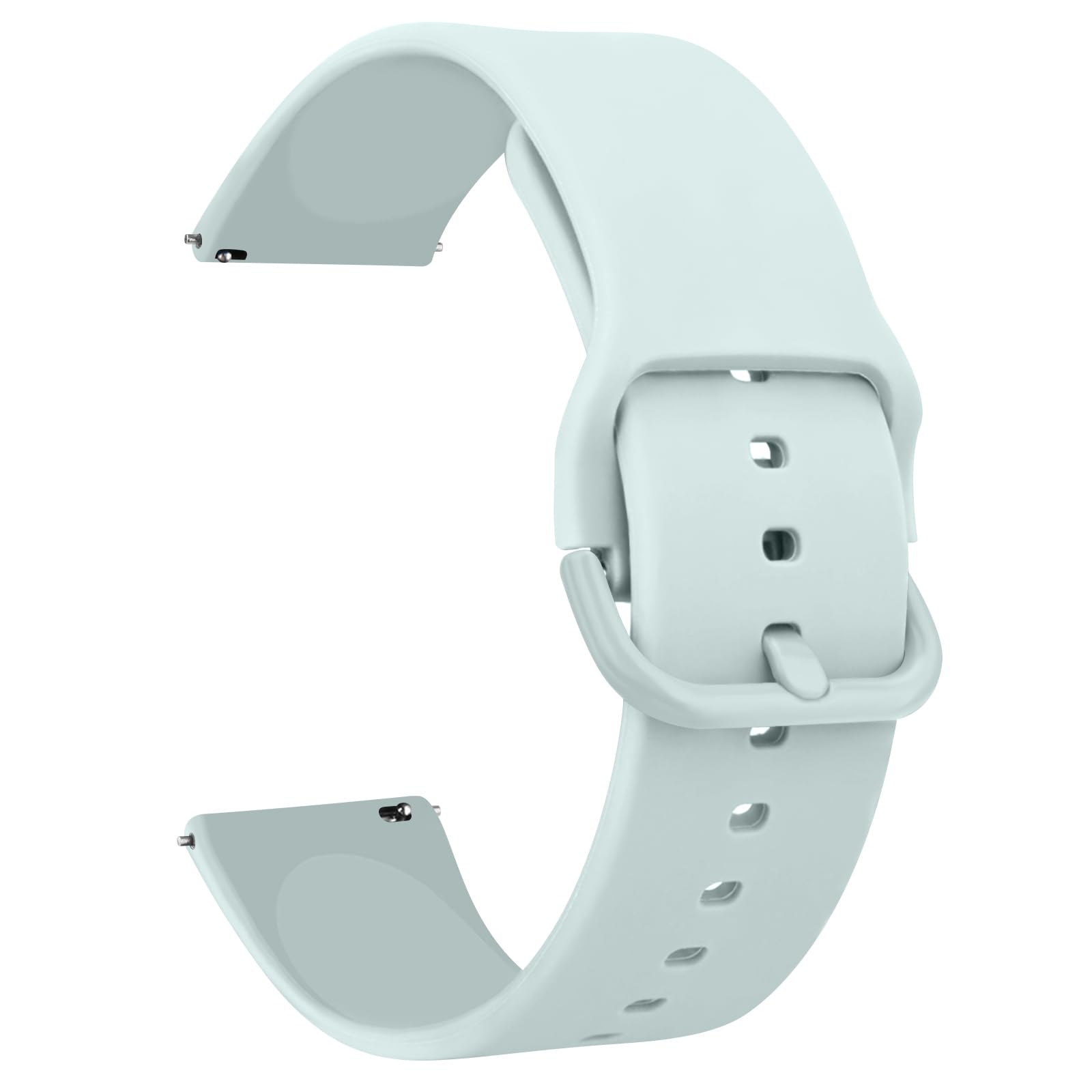 Mugust Wymienny pasek 20mm 22mm do smartwatch, miękki silikonowy Quick Release dla 20mm 22mm męski i damski zegarek