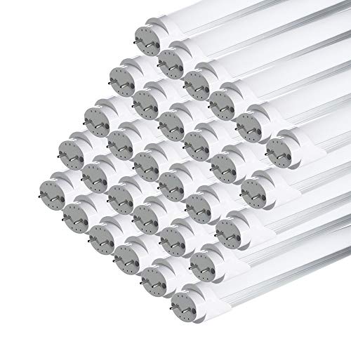 LED蛍光灯 40W形 T8直管 18W消費電力 120cm G13口金 昼光色（6500K） 高輝度 2600LM グロー式工事不要 PL保険 2年保証 家庭、事務所、病院、学校に適用 30本セット