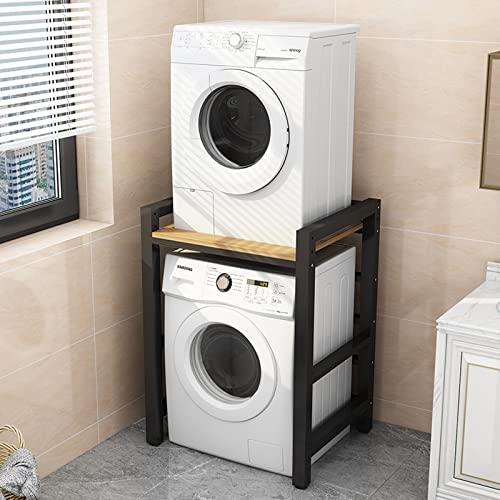 Estante Ajustable HJYBFASpaceSaving para lavadoras de Carga Frontal y Superior, 3 configuraciones de Altura (90/95/100 cm), organización baño y la Cocina.