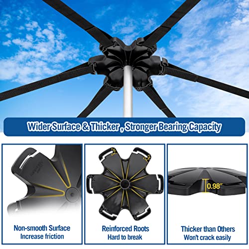 Image of Affordura Extra Tall Boat Cover Support Pole, 27-71 inch, Tripod Base