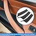 Jaronx Compatible with BMW X5 E70/X6 E71 Door Handle Covers,3PCS Door Pull Handle Covers for BMW X5 E70 2008-2013,X6 E71/E72 2008-2014, Left and Right Side Interior (Black)