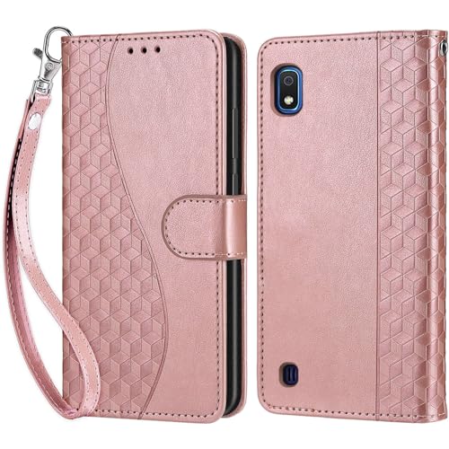 Coque pour Samsung Galaxy A10 / Samsung Galaxy M10, Housse Etui Portefeuille Cuir Multifonction, Fermeture Magnétique à Clapet Anti-Choc Compatible avec...