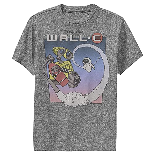 T-shirt Wall-E et Eve espace garçon Disney Pixar manches courtes col rond