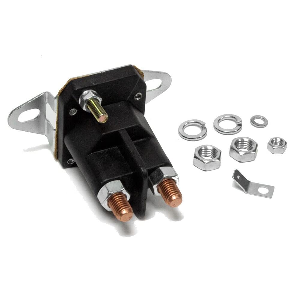 GULUANT Replacement 12 Volt Starter Solenoid for Murray 21261 & Most 1989 & Up Lawn Mowers (3 Pole Style - 1/4”-20 Studs)