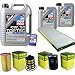 Produktbild QR-PARTS 69350517 Filter Set Inspektionspaket 7 Liter Liqui Moly Motoröl Top Tec 4600 5W-30 MANN-FILTER Innenraumfilter Kraftstofffilter Luftfilter Ölfilter