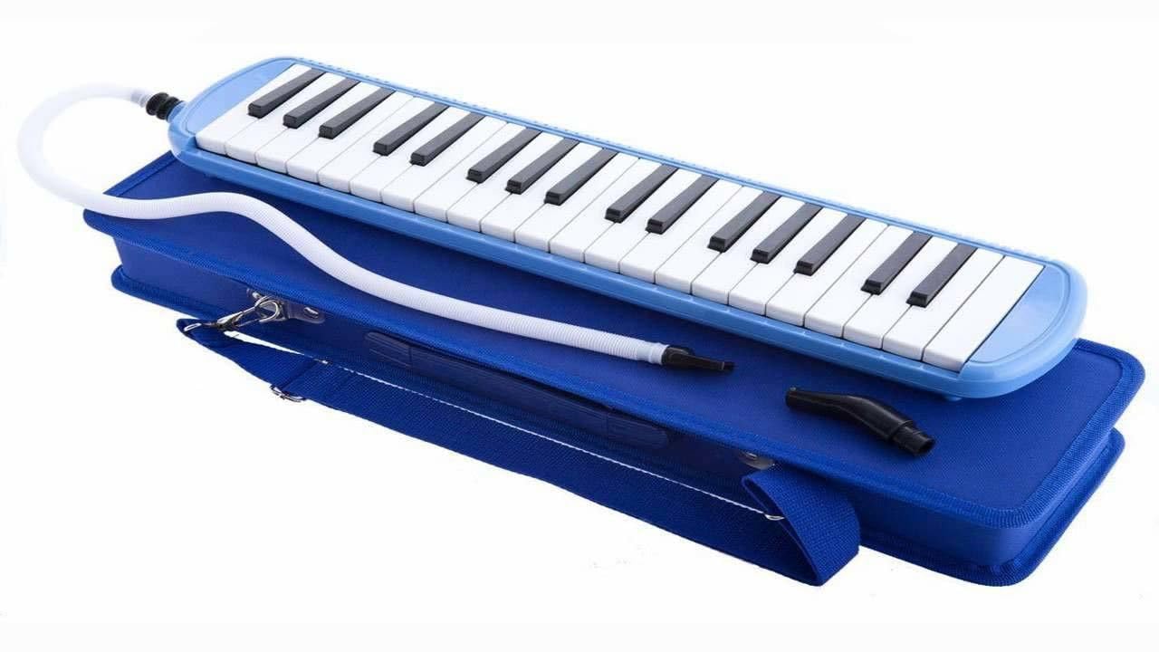CrazyBuy 32 Key Melodica with Hard Case Musical Instrument (Blue)-image-15