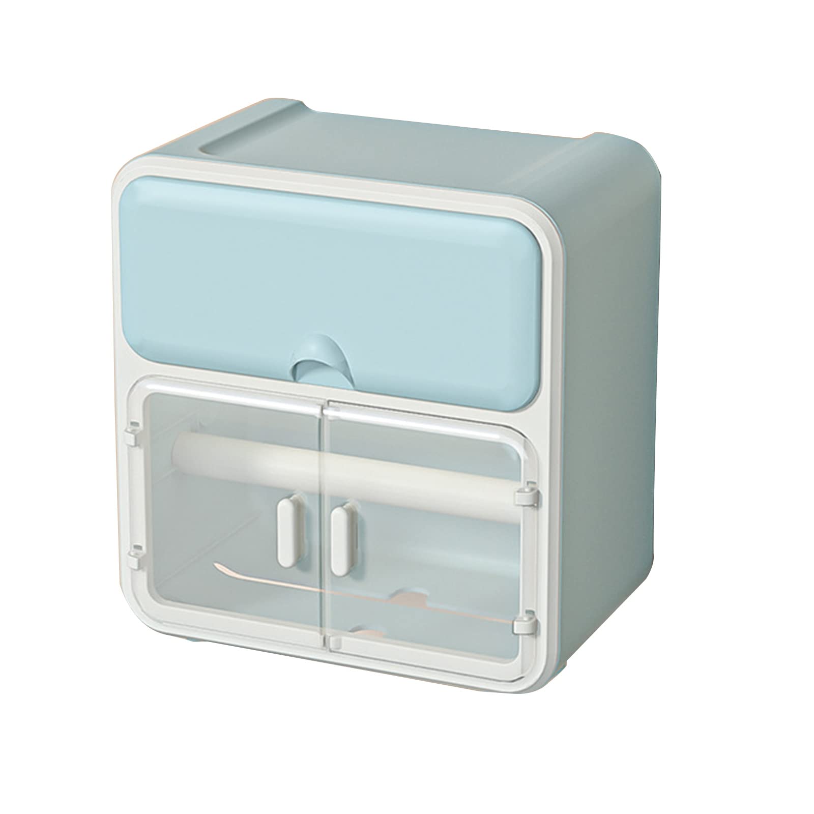 Tsophreniq Wall Mounted Tissue Box Hanging Paper Towel Holder Toilet for Bathroom Dormitory Wall Window Organization Towel Holder