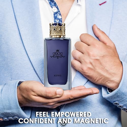 Image of AFLUXE Men's Cologne King Original Natural Spray Eau De Toilette,Long-Lasting Scent Perfume for Men Elegant Bottle - Great Holiday Gift, 3.4 Fl Oz /100 Ml