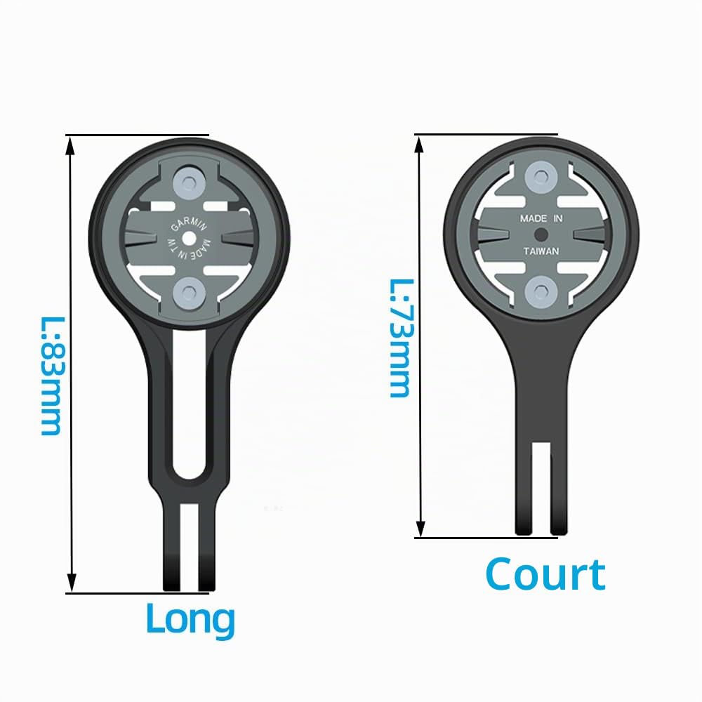Cestbon Support combiné de Guidon de vélo Avant pour Garmin Edge Wahoo Elemnt Bryton Rider Stages Dash Hammerhead Camp avec Cervelo Trek Bontrager Blendr BMC ICS Cannondale C1 (Pas d'adaptateur)