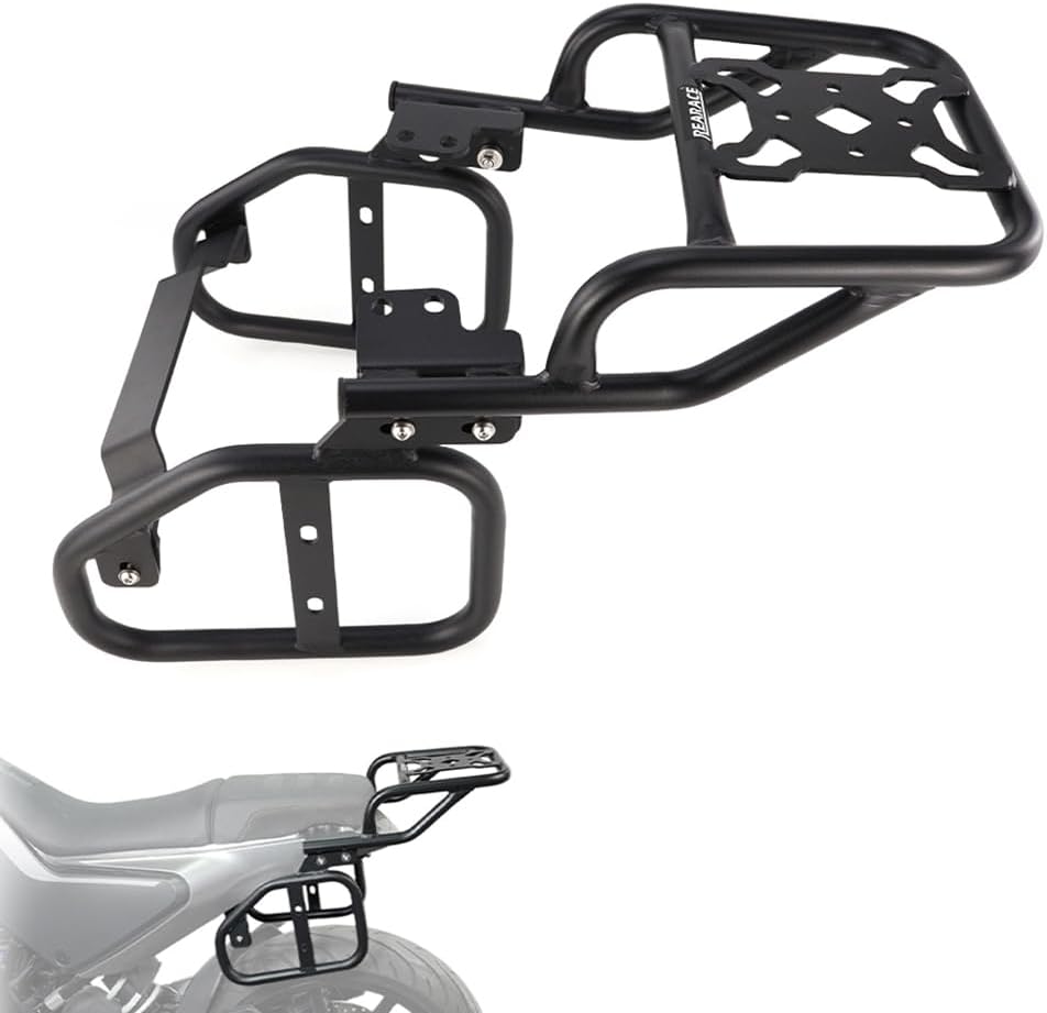 Motorcycle Rear Luggage Rack Saddlebag Rack Set Fit for Husqvarna Svartpilen 125/200/250/401 2021-2023, Vitpilen 250/401 2022-2023