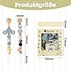2 Stück Handgemachte Tier Design Schnullerkette Cup Catcher BPA-frei Sicherheitsgurt für Verstellbarer Kinderwagenkette zum Aufhängen von Trinkbecher Halteriemen für Kinderwagen