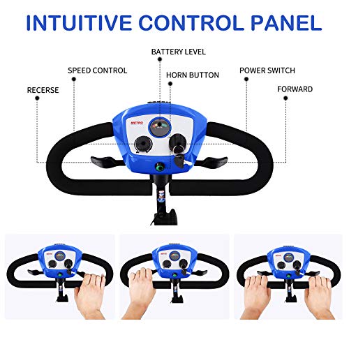 image for METRO MOBLITY HEINSY 4 Wheel Compact Travel Electric Power Mobility Sc