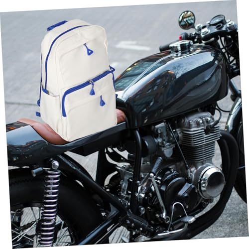 MAGICLULU Oxford Cloth Casual Backpack for Work and College Ergonomic Design Durable Storage Daypack with Multiple Compartments Stylish and Comfortable for Daily Use Blue4