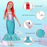 Zoom IMG-1 bsbuy sirena principessa vestito ragazze Zoom IMG-1 bsbuy sirena principessa vestito ragazze