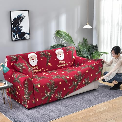 Housse de canapé universelle de Noël : protégez votre fauteuil des taches