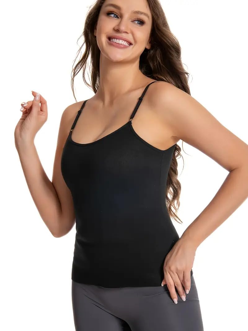 Women Thermal Underwear Tops | Soft Fleece Lined Innerwear for Winter | Stretchable Warm Base Layer Top for Women | Breathable Cotton Blend Thermal Wear | Full Sleeve Slim Fit Thermal Top-image-47