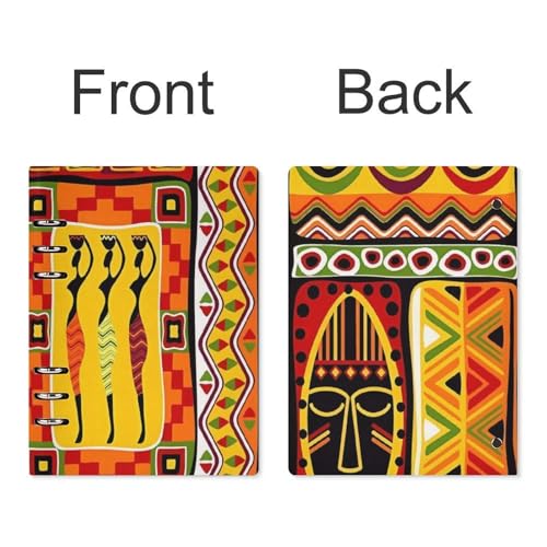 Carnet de notes africain A5 esthétique rigide, idée cadeau originale