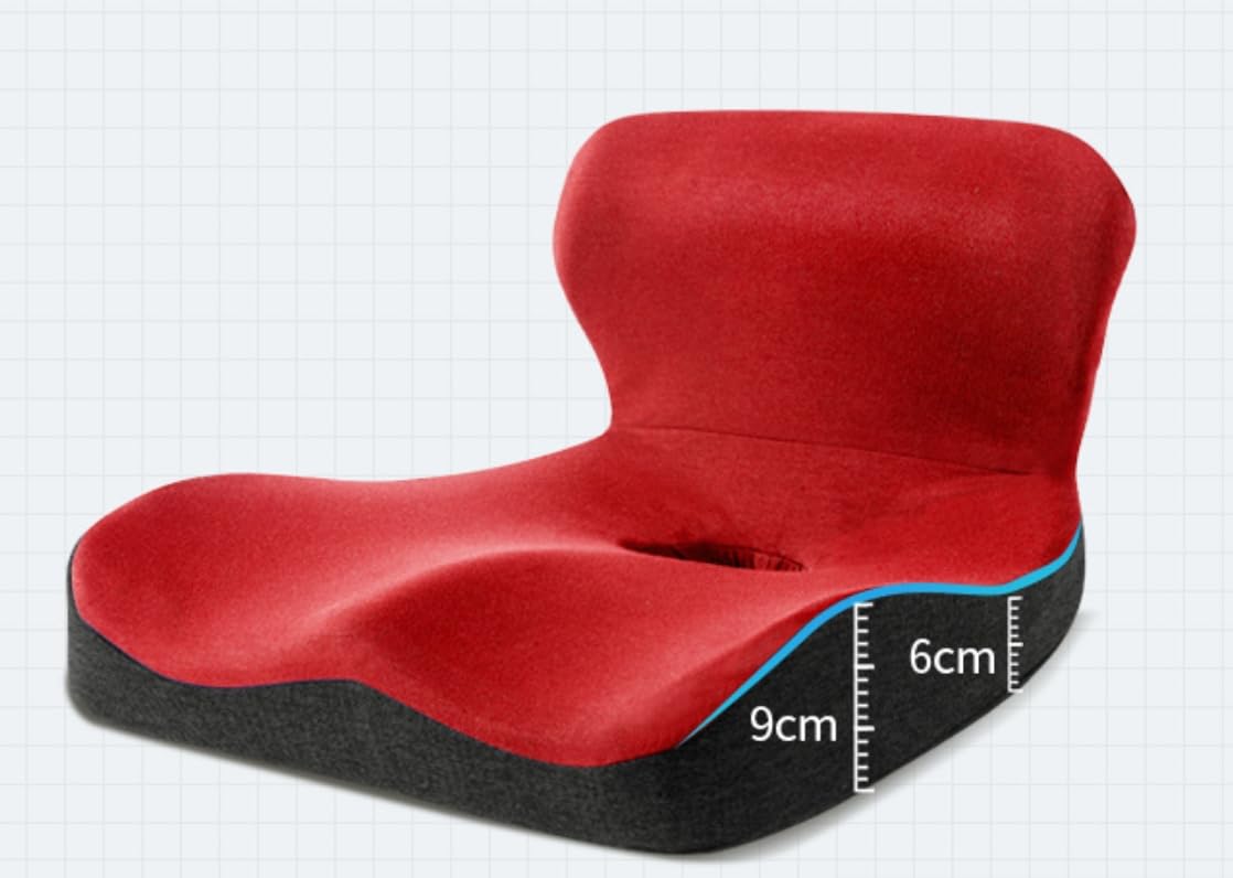 Amazon.co.jp: Yubbuio クッション 低反発 腰痛対策 骨盤矯正 座布団