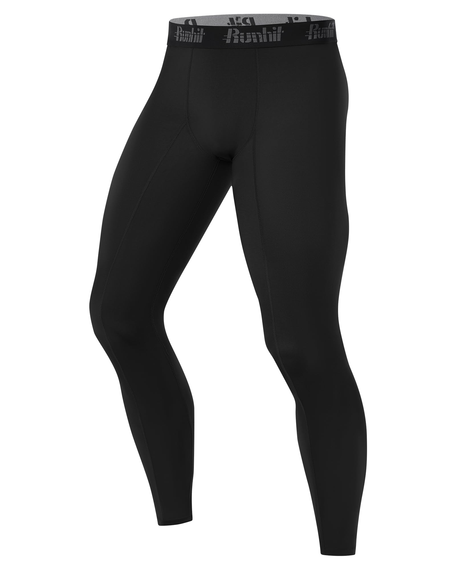 Runhit 1/3er Pack Kompressionshose Herren Lange Sport Leggings Tights Schnelltrocknende Trainingshose Sporthose Männer Atmungsaktiv Laufhose Funktionsunterwäsche für Fitness Joggen Gym