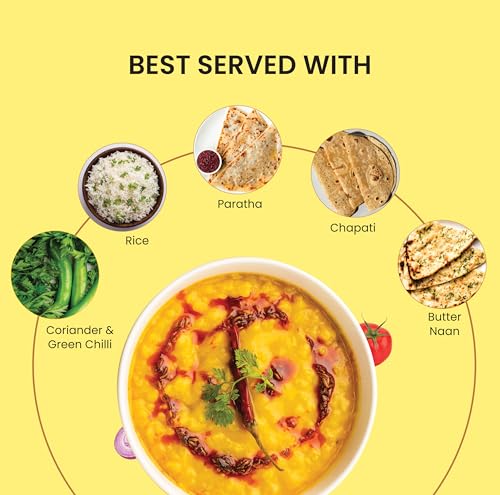 Image of Chandni Chowk Ready to Eat Dal Tadka | Restaurant Style Ready to Cook Dal Tadka | No Preservatives Or Artificial Colors | 285gm Pack of 1