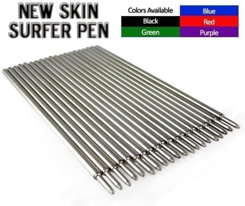 Brass Pen Tattoo Skin Marking Pen 10-pack (Black)