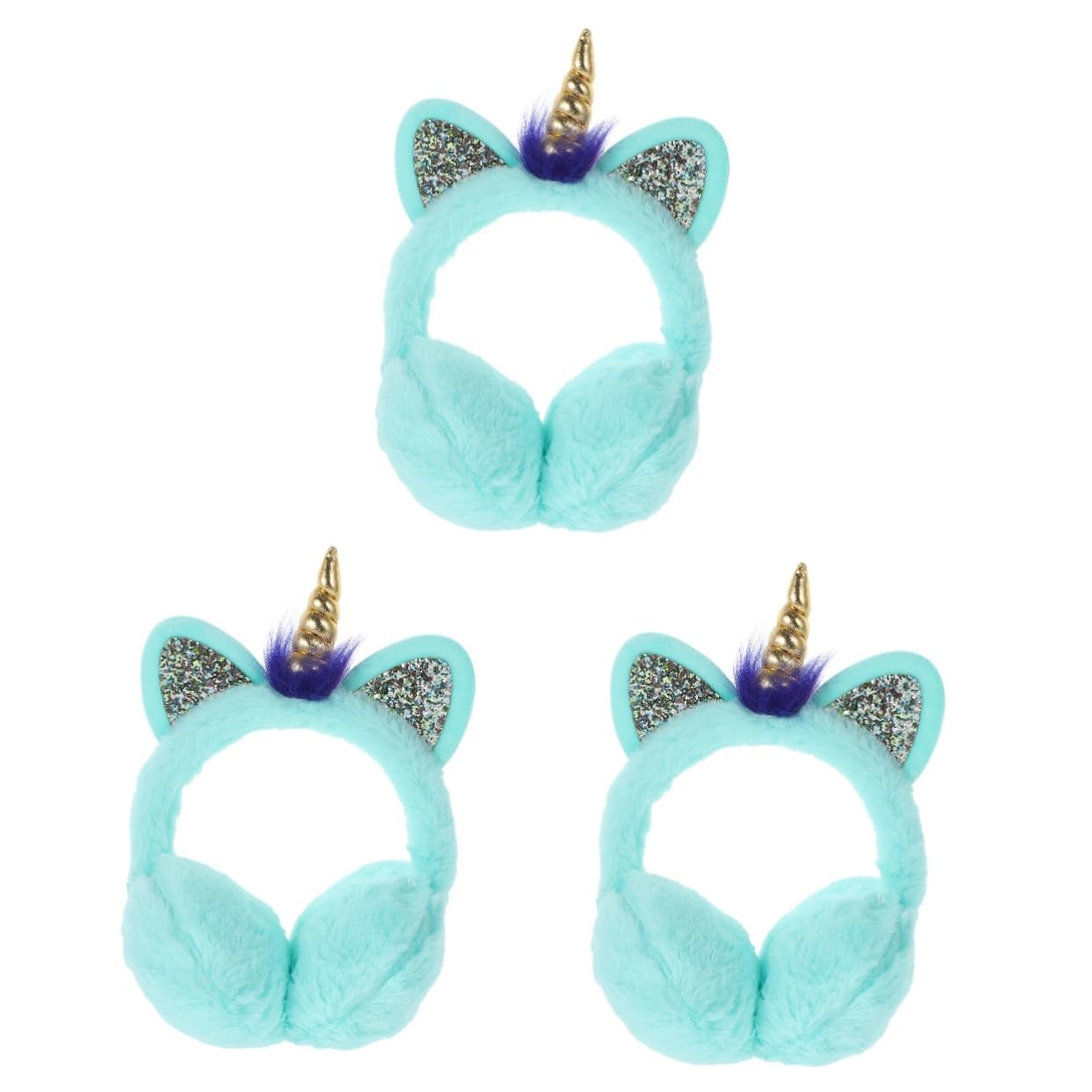 Orejeras de unicornio SOIMISS pack de 3 accesorios de invierno para regalar 8