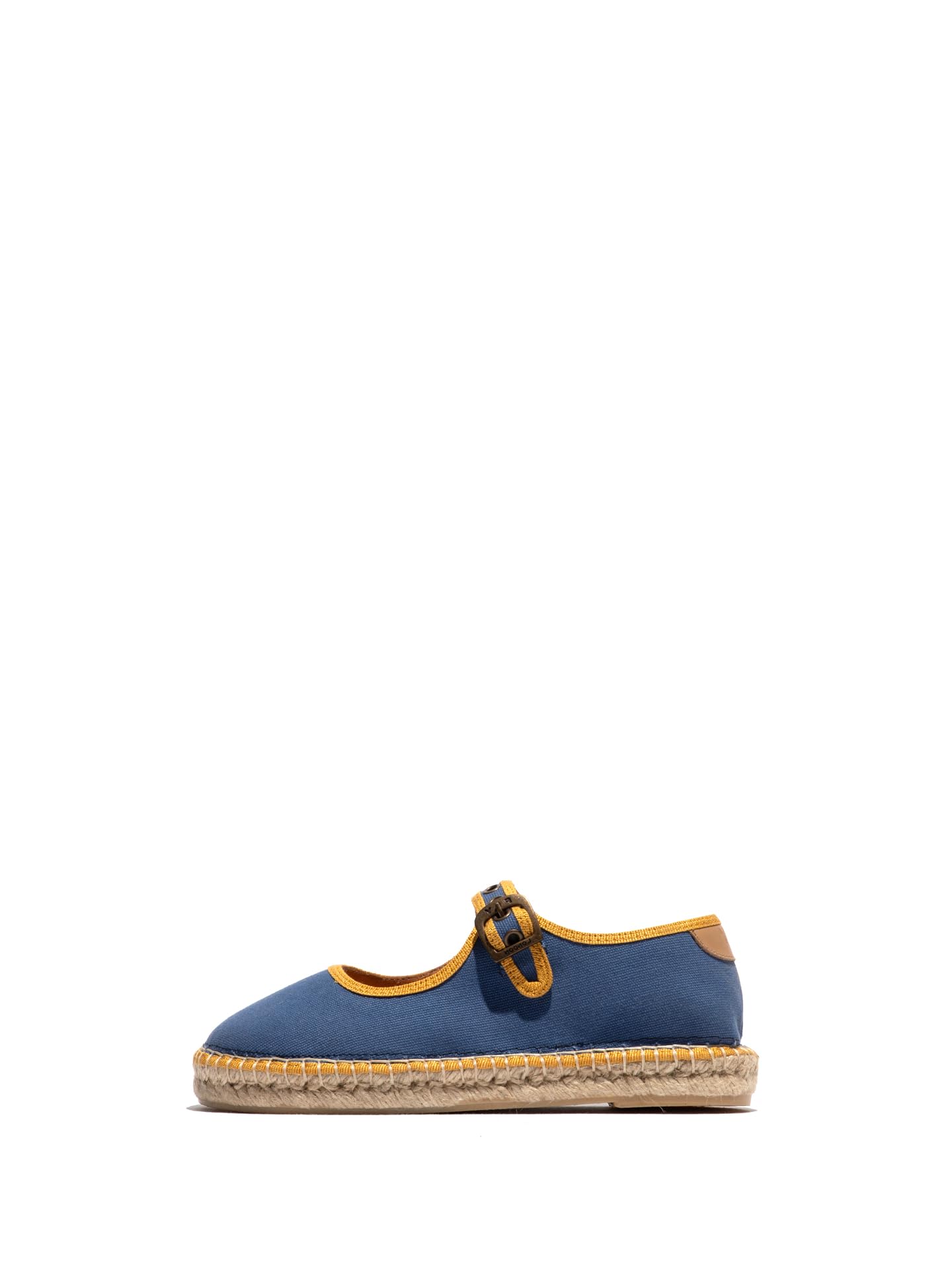 Fly London Women's CERF582FLY Espadrille, Blue/Yellow, 5 UK