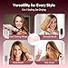 5 in 1 Air Wrap Hair Styler with Travel Bag- Professional Frizz-Free Auto Wrap Curler, High-Speed Hair Dryer, Straightening & Blow Dryer Brush for Multiple Styling, No Heat Damage, Gift for Women