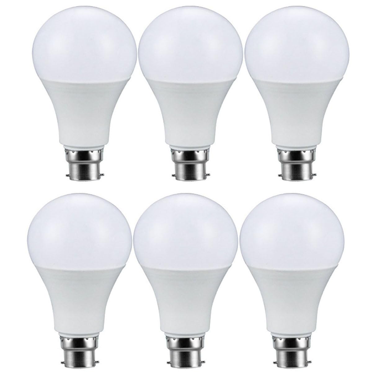 B22 LED Bulbs, 16W B22 Bayonet Light Bulbs Equivalent to 160W Incandescent Bulb, Super Bright 1750LM, 6 Pack (Warm White 3000K)