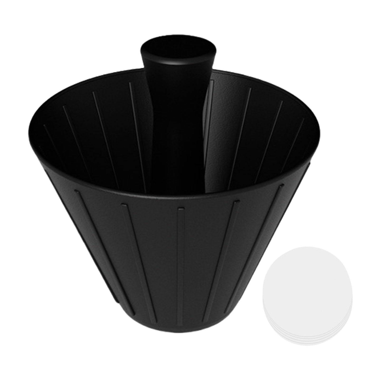 Sisyeuo Portable Fold Paper Drip Coffee Holders Stand Efficient Cone Brewing Set for Travels Cone Coffee Paper Stand