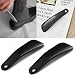 Dimart Shoe Horn Lifter Simple Travel Shoehorn Sturdy Slip PP Plastic with Hook Hole 2Pcs