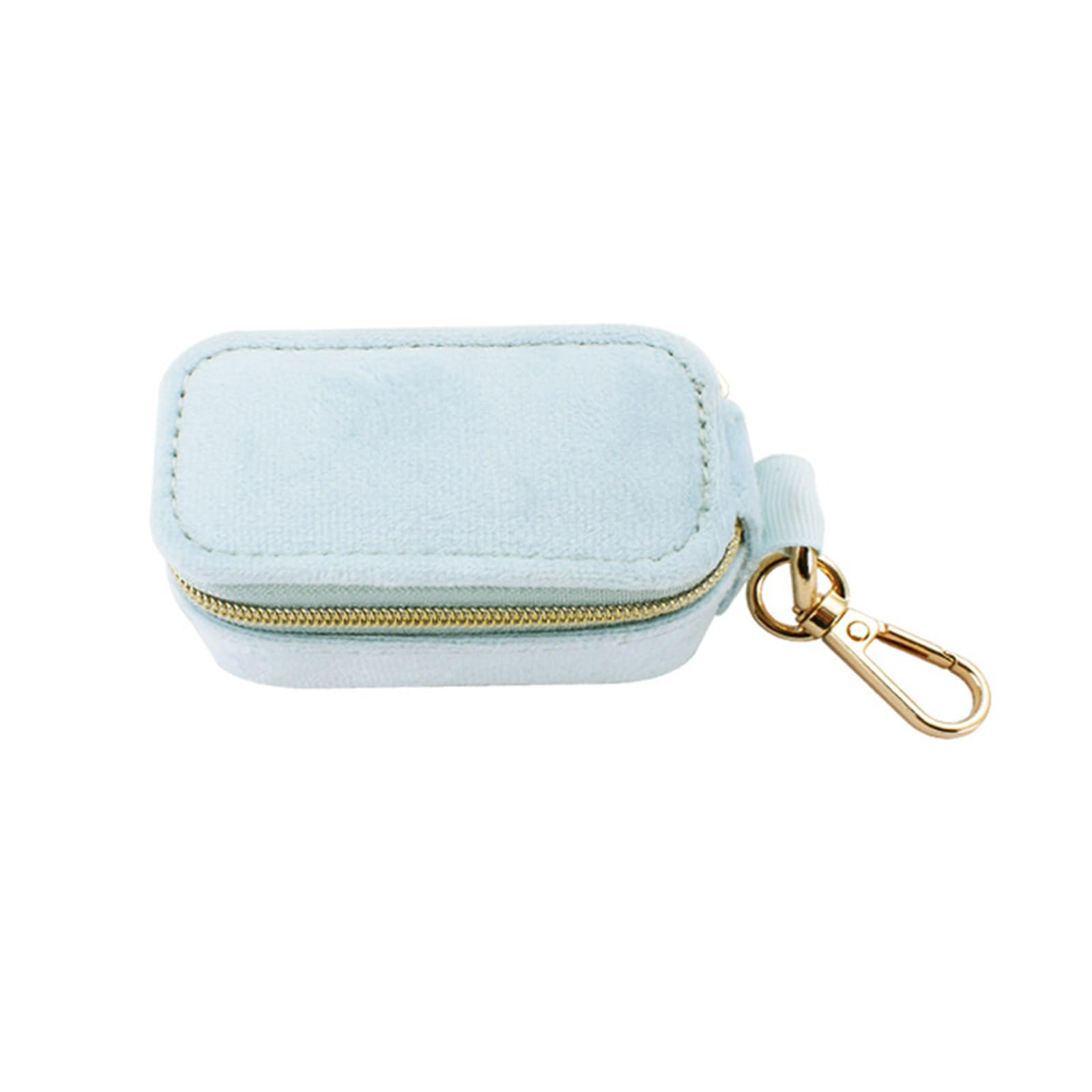 MICFENY Portable Jewelry Organizers Keychain Convenient Miniature Rings Box Keychain For Secure Jewelry Storage And Travel