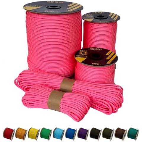 Cuerda de Nylon Paracord 550 de 4 mm de EdcX Cover