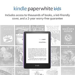 Kindle Paperwhite Kids (16 GB) – Made for reading – access thousands of books with Amazon Kids+, 2-year worry-free…