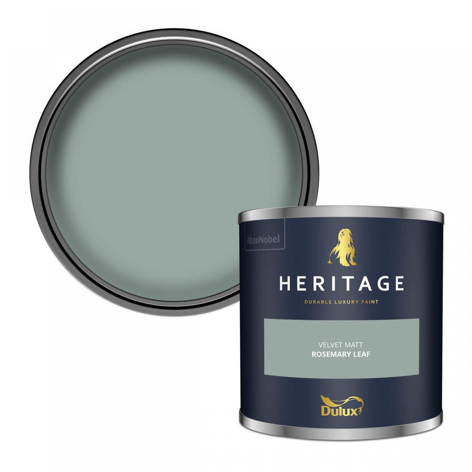 Dulux Trade Heritage Velvet Matt Emulsion Rosemary Leaf - 5ltr
