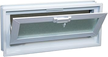 glass block replacement hopper vent