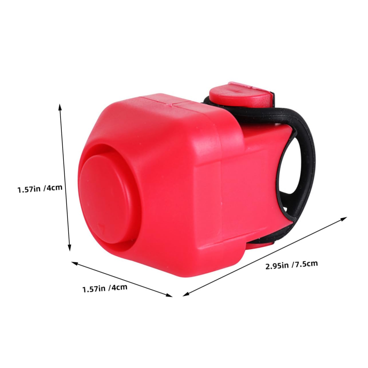 OUNONA Cycling Horn Bike Handlebar Horn Bicycle Bell Squeeze Bugle Bike Accessory Plastic