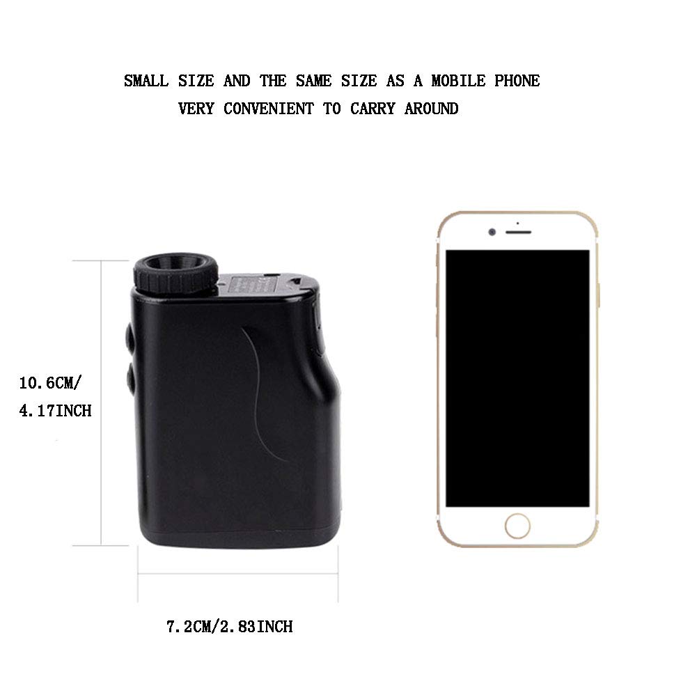 AIZYR Télémètre De Golf - 1000 Mètres Télémètre Laser, Variant/Mesure De Vitesse/Mode Mât De Drapeau/Mode Brumeux, Taille du Téléphone Portable